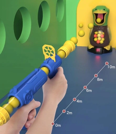 GŁODNA KACZKA STRZELANIE DO CELU 2 PISTOLETY KULKI