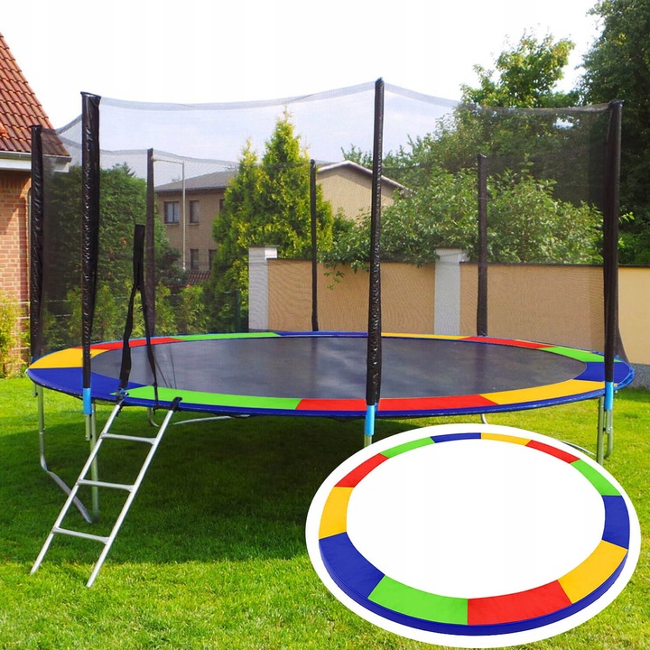 MOCNA OSŁONA SPRĘŻYN DO TRAMPOLINY 365-374 cm 12FT NA SPRĘŻYNY GRUBA MULTI