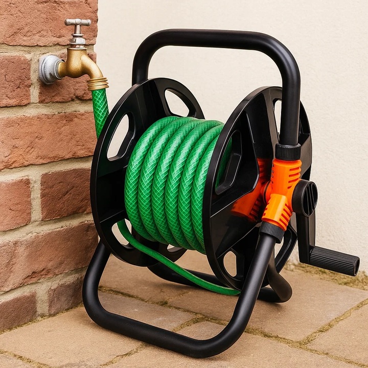 STOJAK NA WĄŻ OGRODOWY WÓZEK ZWIJACZ BĘBEN ZWIJAK STATW LEKKI