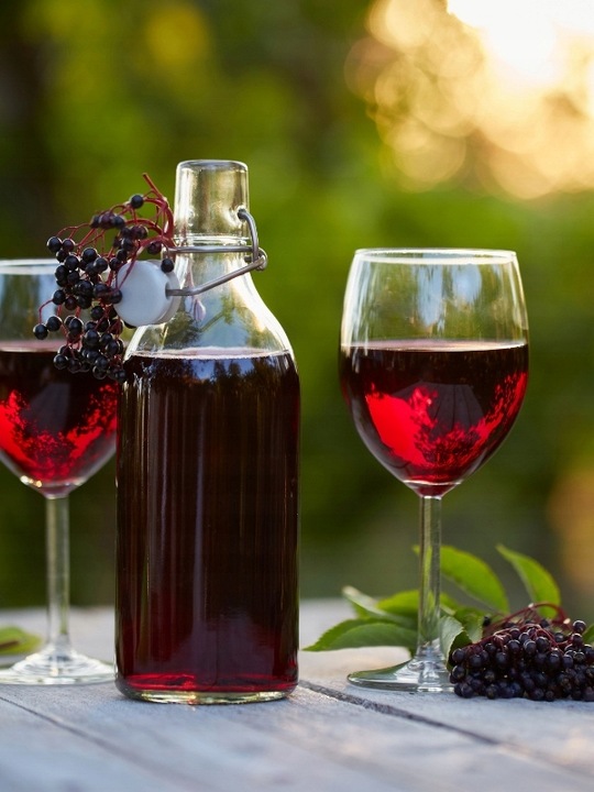 Sok z Czarnego bzu 100% Tłocznia Szymanowice 2l NFC Sok Czarny Bez