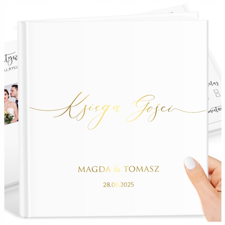 KSIĘGA GOŚCI ANKIETA oraz ZŁOCONE IMIONA II Elegancka i Personalizowana