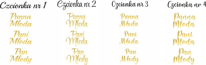 Kieliszki oszukane GRUBE DNO do wódki wesele ślub Pani Młoda Pan Młody