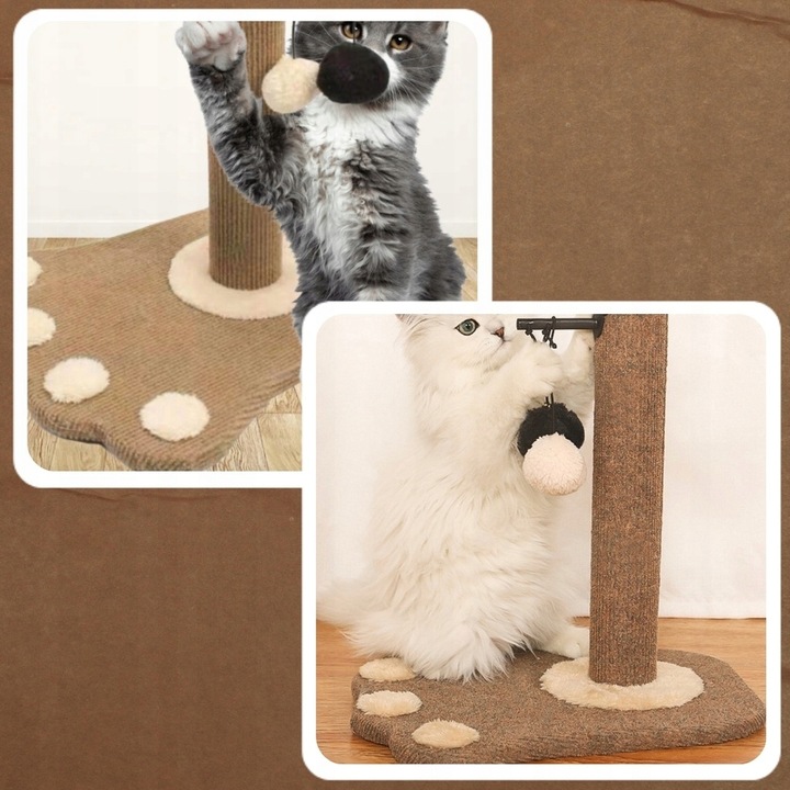 DRAPAK DLA KOTA DOMEK LEGOWISKO SŁUPEK + ZABAWKA