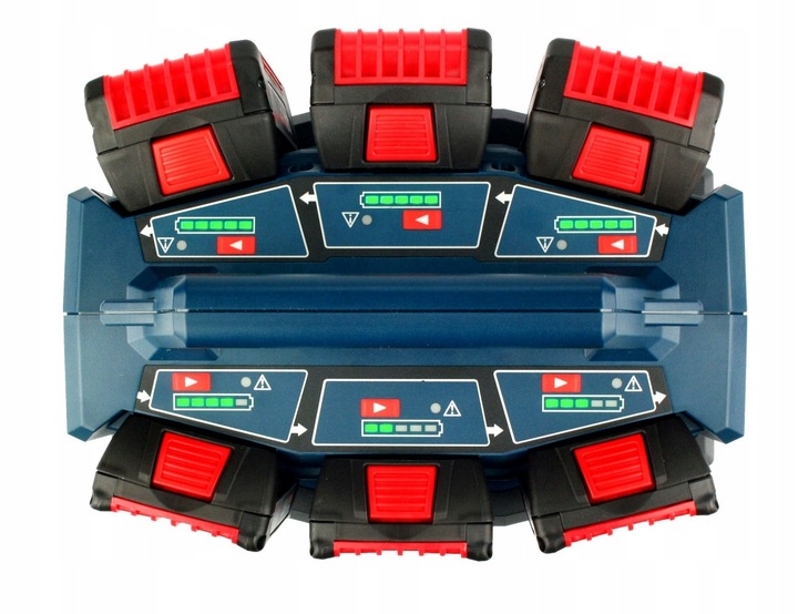 Ładowarka GAL 18V6-80 BOSCH 18V 6-stanowiskowa