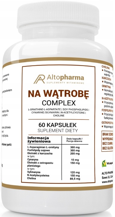 Altopharma Na Wątrobę Complex ostropest 60 kaps.