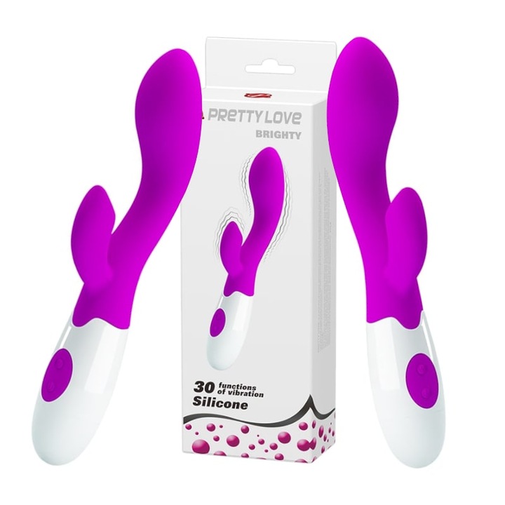 Wibrator damski króliczek masażer łechtaczki punktu G 30 programów cichy