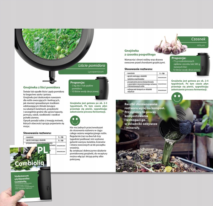 Kompostownik Zbiornik do wytwarzania Nawozu 25 L