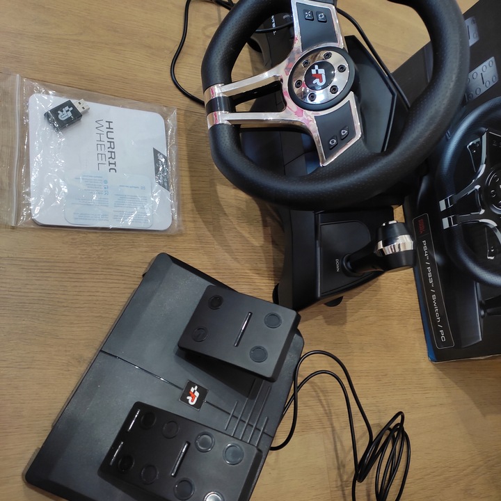 2 x Kierownica do gier z pedałami 4w1 PS4 PC PS3 XBOX ONE BIEGI DO KOMPUTER