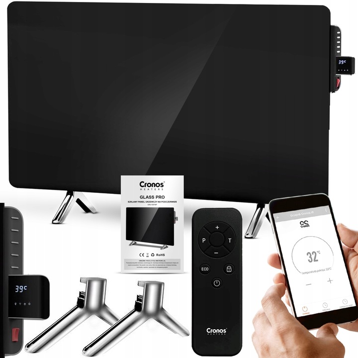 GRZEJNIK NA PODCZERWIEŃ PROMIENNIK IR SZKLANY 720W