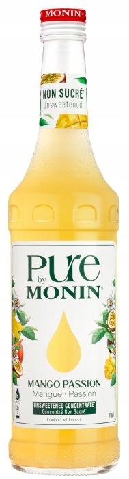 Syrop bez cukru mango marakuja PURE by MONIN Mango Passion Sugarfree 700ml