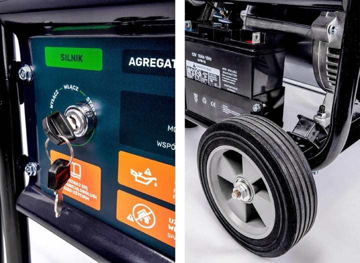 GENERATOR PRĄDU AGREGAT PRĄDOTWÓRCZY TRÓJFAZOWY OHV MIEDŹ AVR 15KM