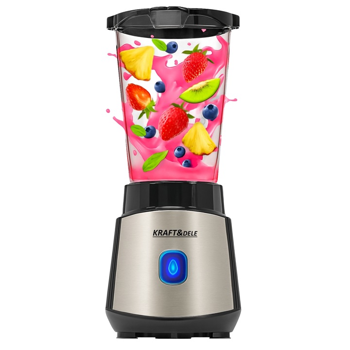 BLENDER KIELICHOWY MIKSER DO SMOOTHIE KOKTAJLI KRUSZY LÓD 2 BIDONY