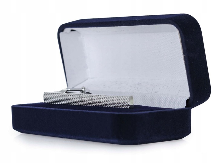 Srebrna klasyczna spinka do krawata ZS71