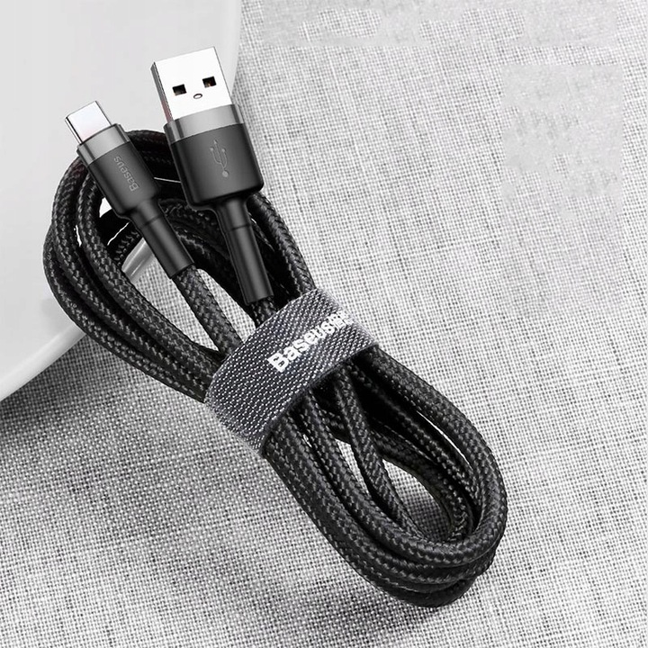 BASEUS Szybki Kabel USB-A - USB-C 1m do Telefonu Quick Charge 3A typ C