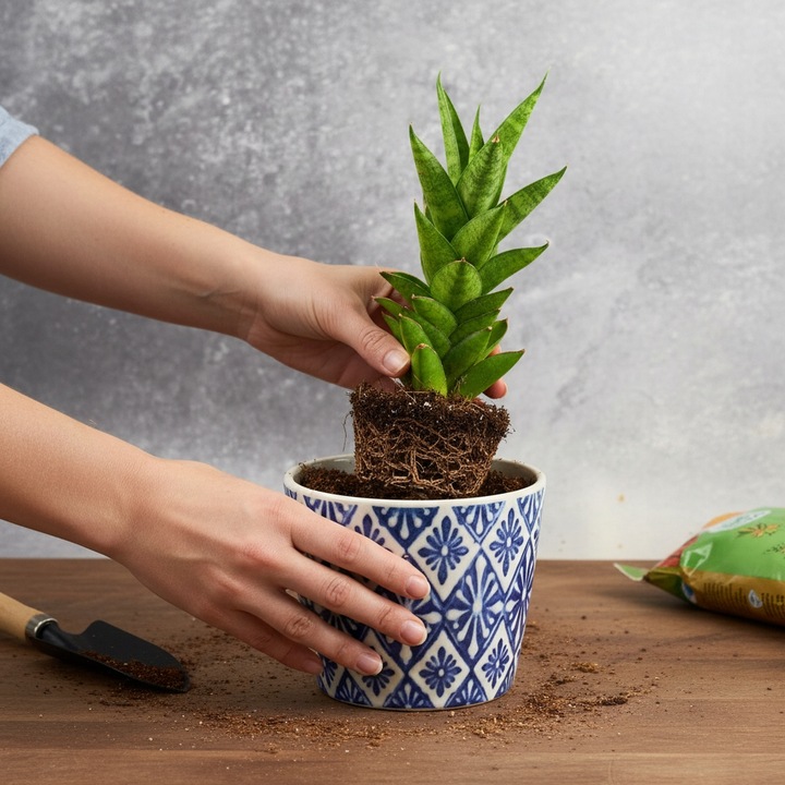 Sansevieria ''Starshooter'' Ø8cm kolekcjonerska niezniszczalna