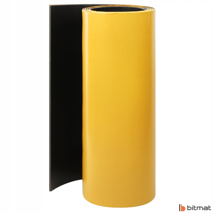 MATA PIANKA WYGŁUSZAJĄCA MASKI silnika HAŁAS 10mm komora gąbka z klejem