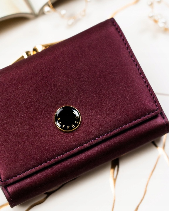 Portfel damski ze skóry Peterson modny skórzany z RFID STOP na prezent