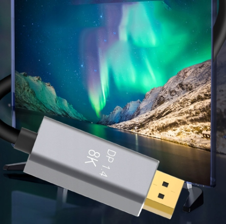 KABEL Przejściówka Adapter USB-C DP DisplayPort 1.4 8K Thunderbolt 4 240hz