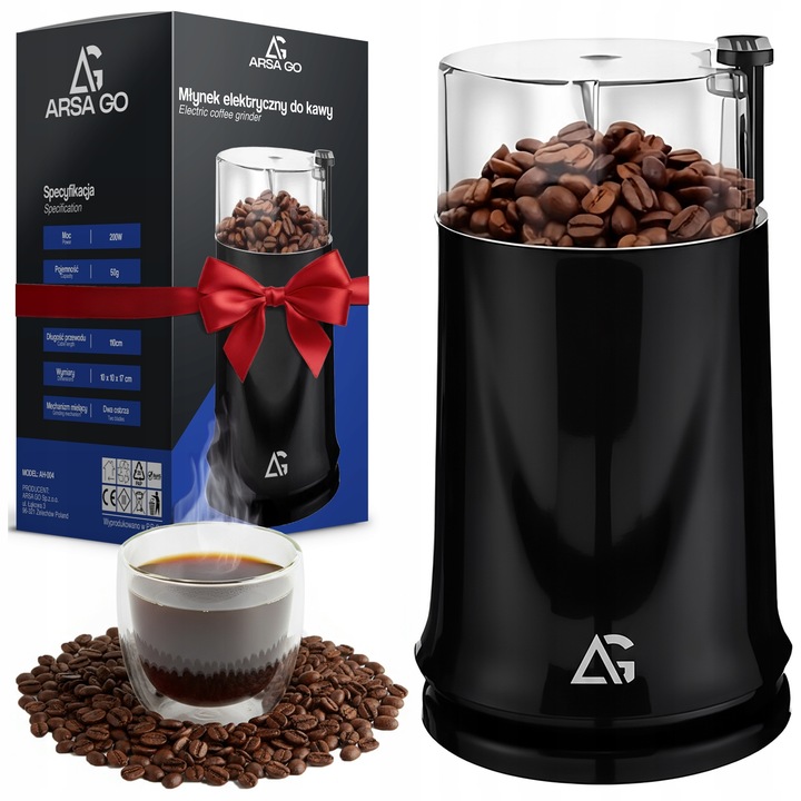 MŁYNEK DO MIELENIA KAWY ORZECHÓW PRZYPRAW GRINDER ELEKTRYCZNY WYDAJNY