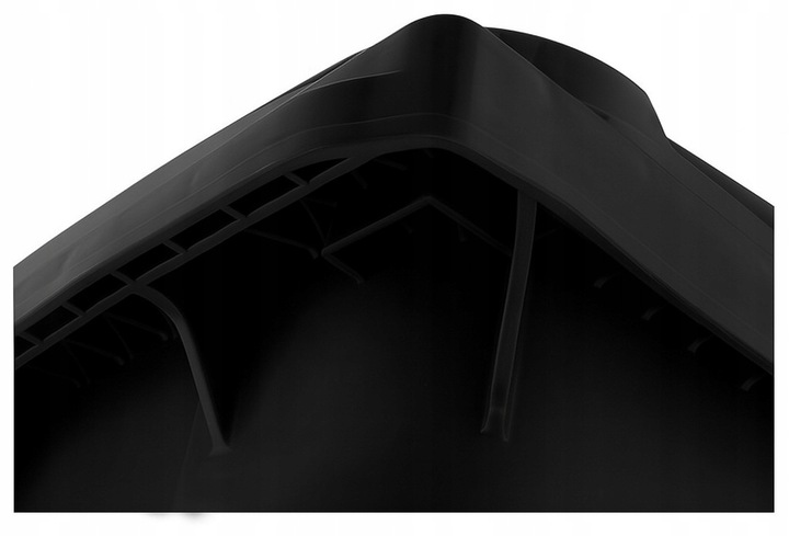 Pojemnik na Śmieci 240l Kosz Odpady Kubeł do Segregacji Mocny Czarny