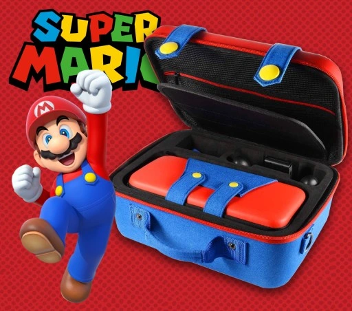 ETUI CASE WALIZKA MARIO KUFER TORBA DO NINTENDO SWITCH V1 V2 OLED 2 w 1