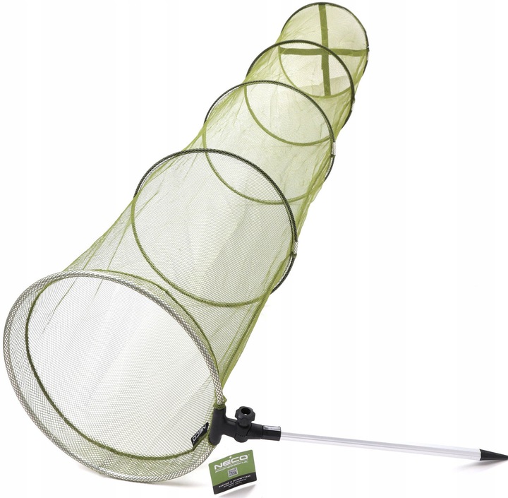 SIATKA WĘDKARSKA SADZYK 1,5M 40CM SZTYCA 4 OBRĘCZ NECO