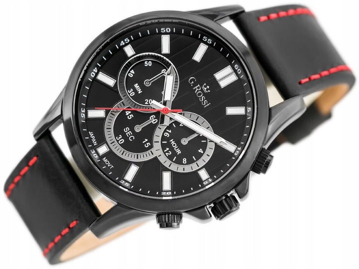 ZEGAREK MĘSKI G. ROSSI - CHOOPARD + BOX + GRAWER