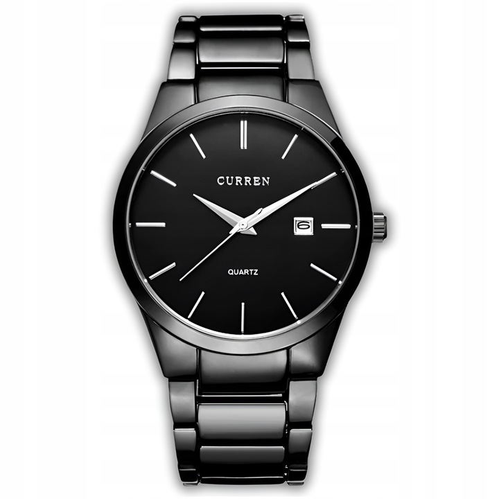 ZEGAREK MĘSKI CURREN KLASYCZNY STALOWY ELEGANCKI DATOWNIK 4 KOLORY PREZENT