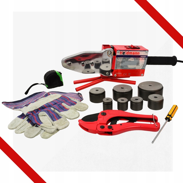 ZGRZEWARKA DO ZGRZEWANIA RUR PP PCV 2700W ZESTAW