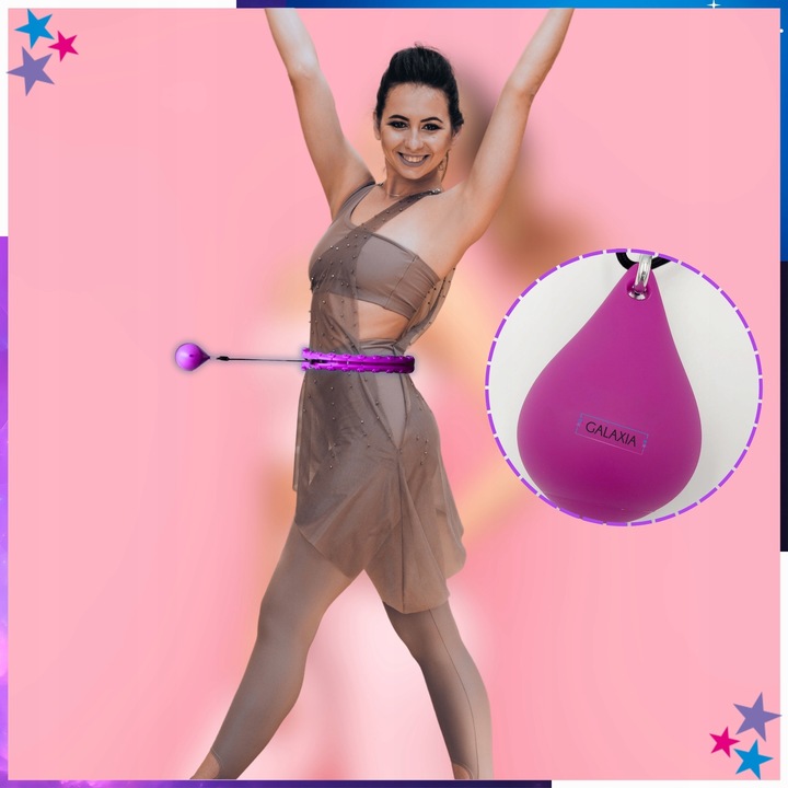 HULA HOP ODCHUDZAJĄCE z Obciążeniem Obciążnikiem Smart z Wypustkami HULAHOP