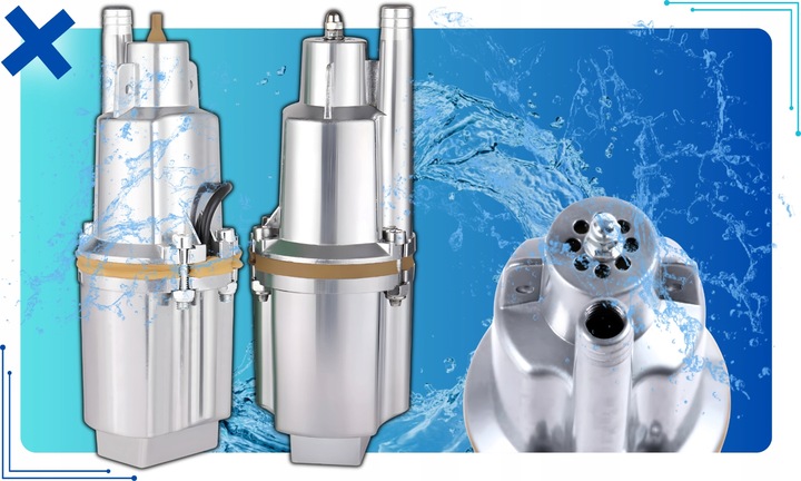 POMPA DO WODY CZYSTEJ I BRUDNEJ STUDNI ZANURZENIOWA GŁĘBINOWA RUSKA