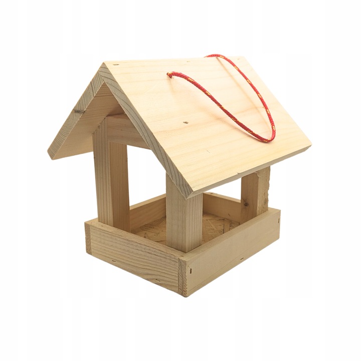 Karmnik dla ptaków + ziarno pokarm do samodzielnego malowania