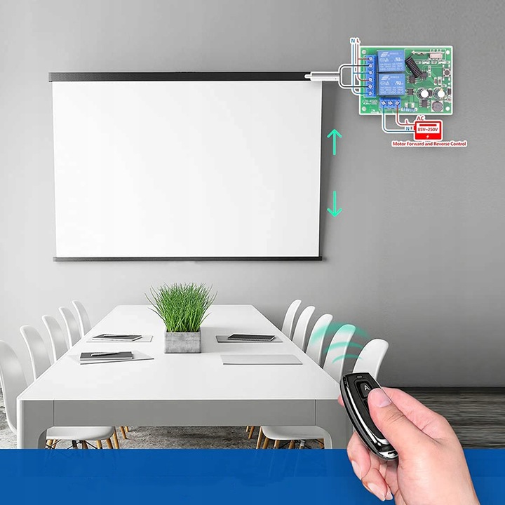 Zdalne sterowanie 230V włącznik 2 kanały na 2 pilota radiowy AC 85-250V 10A