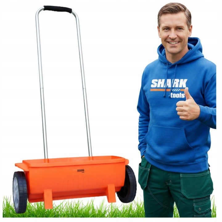 SIEWNIK OGRODOWY 12L ROZRZUTNIK Rozsiewacz Nawozu Soli Piasku Trawy