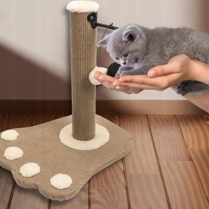 DRAPAK DLA KOTA DOMEK LEGOWISKO SŁUPEK + ZABAWKA