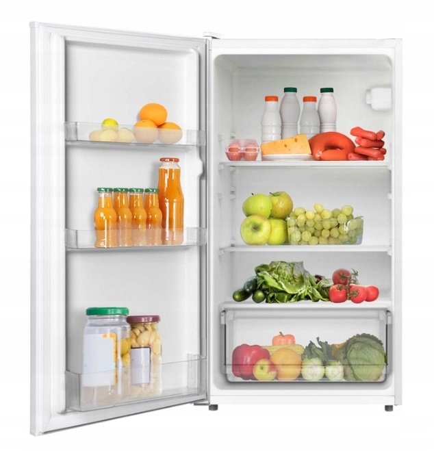 Dobra Mała Lodówka Hotelowa Biurowa Podblatowa 85cm Biała Pojemna Tania