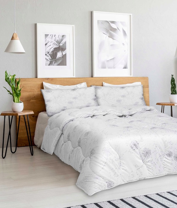 Kołdra CAŁOROCZNA 160x200 + 2xPoduszki 70x80 Ciepła Antyalergiczna z