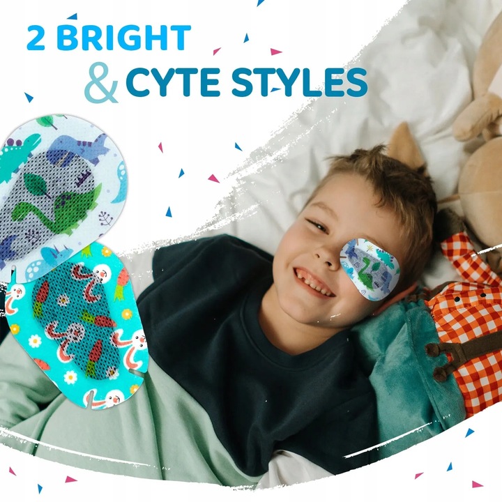 60x Plastry na oko Osłonka Obturator na Oko PAD EYE Happy Fun Pack REGULAR