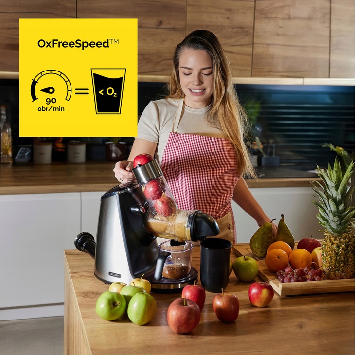 Wyciskarka wolnoobrotowa Sokowirówka Yoer 200W Duży otwór 3w1 Sorbet+