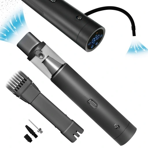 Kompresor samochodowy + Odkurzacz 2w1 Extralink