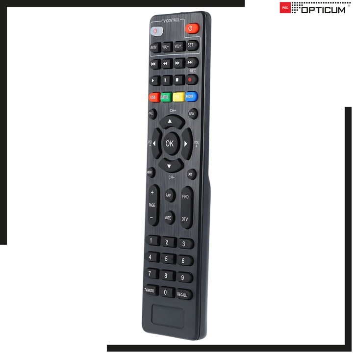 TUNER DVB T2 C OPTICUM AX LION NS HEVC H265 USB FULL HD DEKODER DO TV