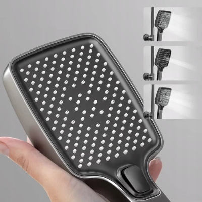 PRYSZNIC KOLUMNOWY Z WYŚWIETLACZEM LCD BATERIĄ TERMOSTATEM DESZCZOWNICA 4w1