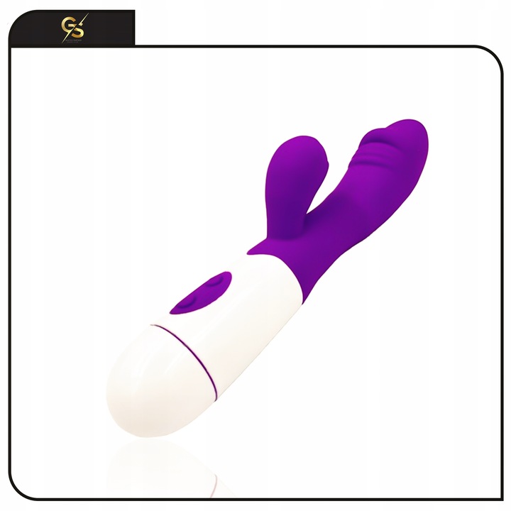 WIBRATOR DAMSKI DO ŁECHTACZKI DLA PAR KRÓLICZEK 30PROGRAMÓW + Żelowe