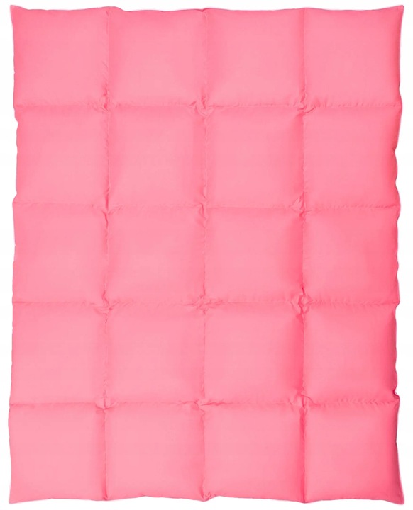 KOŁDRA PÓŁPUCH CAŁOROCZNA PUCH I PIERZE 160x200 2,80KG RÓŻ