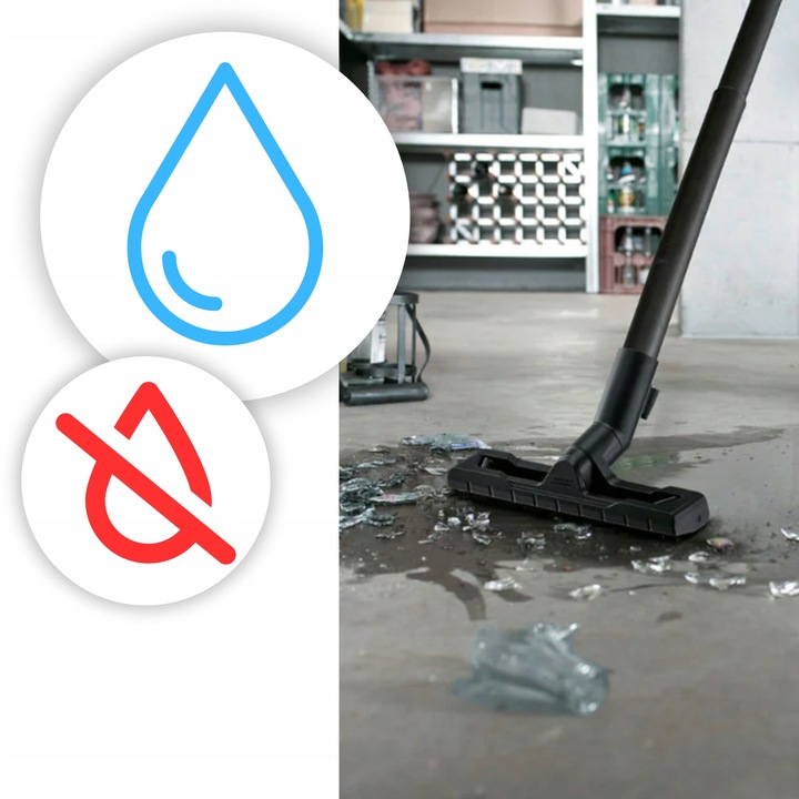 ODKURZACZ PRZEMYSŁOWY BEZWORKOWY Z OTRZĄSACZEM DO GIPSU MOKRO DUŻY