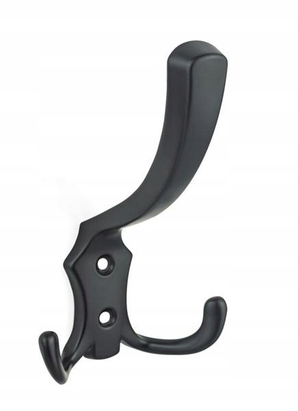 Wieszak na ubrania ścienny panelowy 9 haków 70x40 Biały