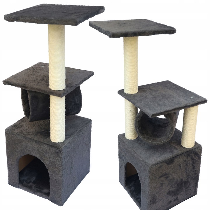 DRAPAK DLA KOTA WIEŻA LEGOWISKO do leżenia DOMEK Budka 4 Poziomy Tuba