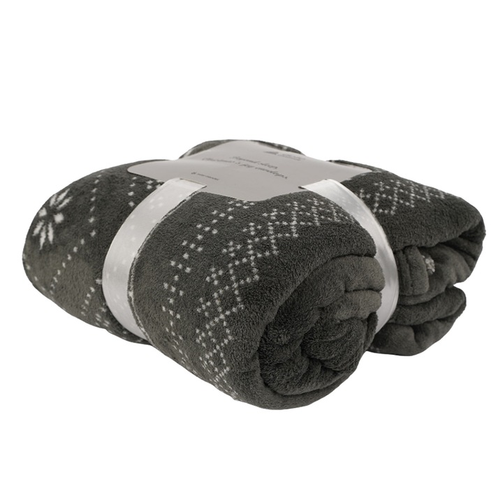 KOC ŚWIĄTECZNY 160X200 NARZUTA NA ŁÓŻKO NA KANAPĘ MIĘKKI PLED Z MIKROFIBRY