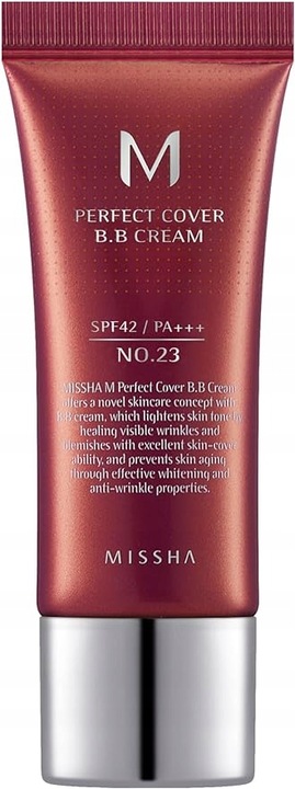 Missha BB nr 23 Natural Beige 20 ml SPF 42 Beżowy