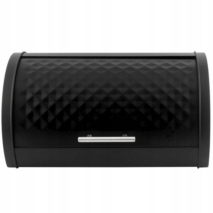 CHLEBAK POJEMNIK NA PIECZYWO BUŁKI CHLEB METALOWY DUŻY CZARNY